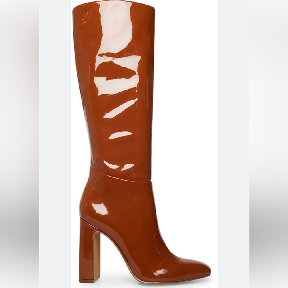 Steve Madden Ambrose Cognac Under Knee Boots